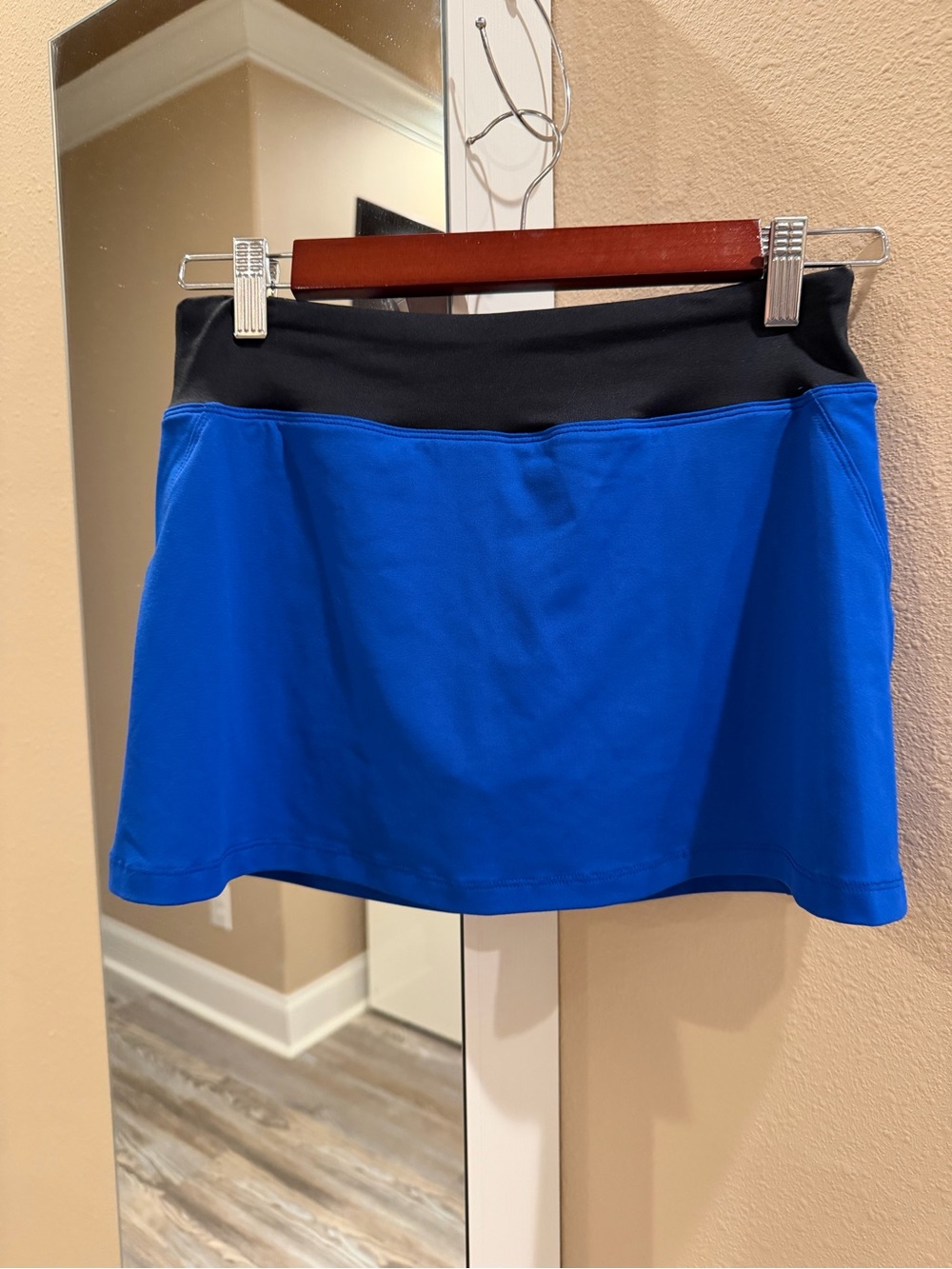 Champion Black Waistband Royal Blue Tennis Skort